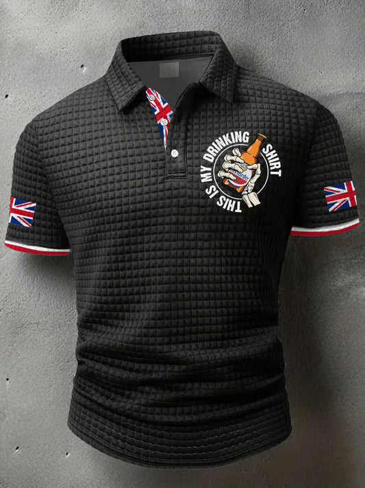 Men's This Is My Drinking Shirt Printed Casual Tops