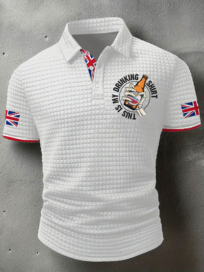 Men's This Is My Drinking Shirt Printed Casual Tops