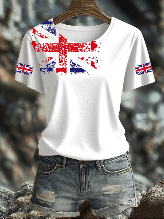 Men's UK Flag Printed T-shirt