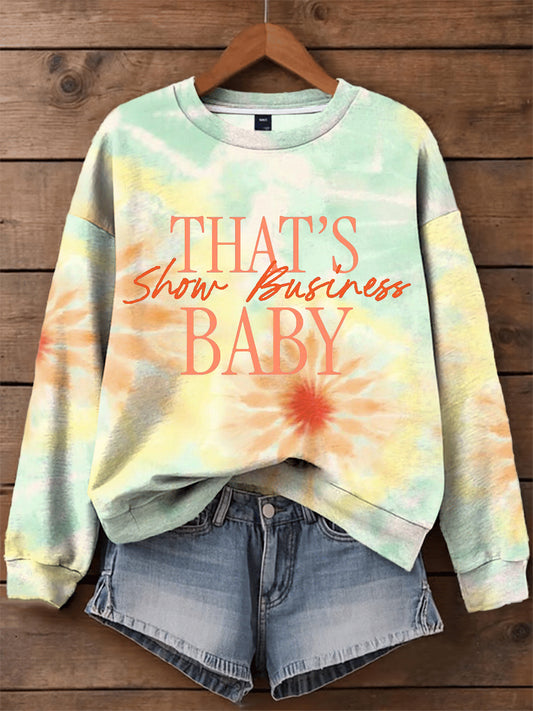 Women's Showgirl Print Music Fan Sweatshirt