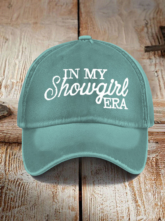 Unisex The Life of A Show Girl Fan Pink Print Hat