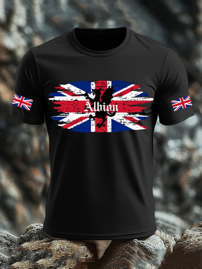 Men's UK Flag Printed T-shirt