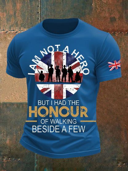 Men's British Veteran Printed short sleeves t-shirt