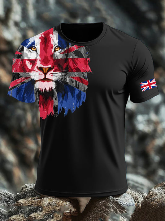 Men's UK Flag Printed T-shirt