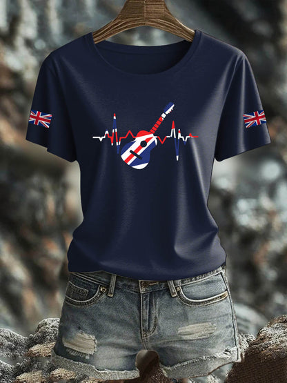 Women's British Iron On Short Sleeve T-Shirt