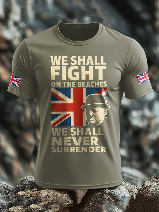 Men's UK Flag Printed T-shirt