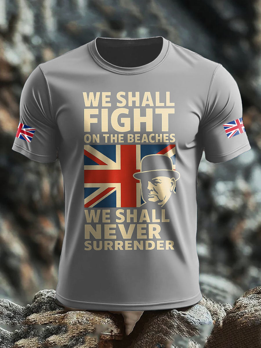 Men's UK Flag Printed T-shirt