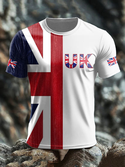 Men's UK Flag Printed T-shirt