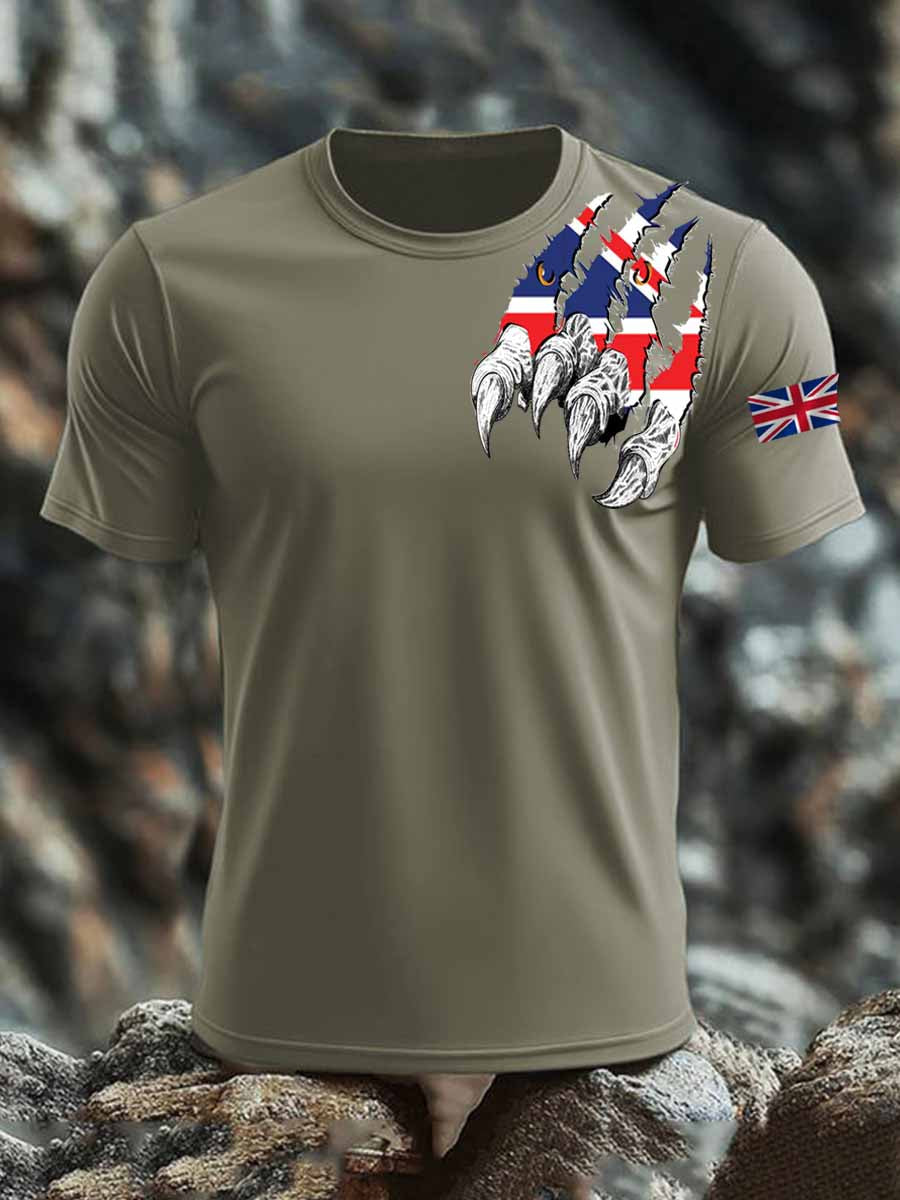 Men's  British short sleeves t-shirt