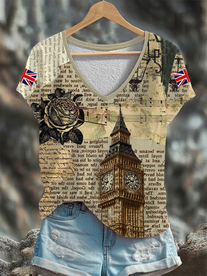 Women‘s Big Ben V-neck T-shirt
