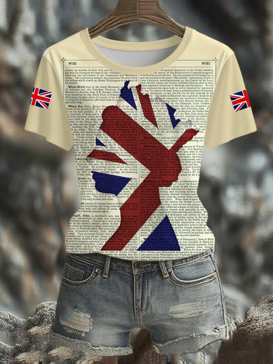 Women's Queen Of England Short-sleeved T-shirt