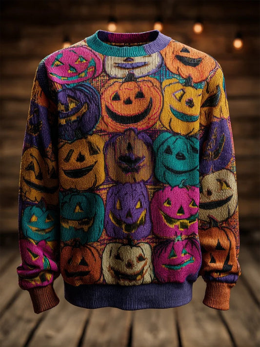 Men's Halloween Art Sweater
