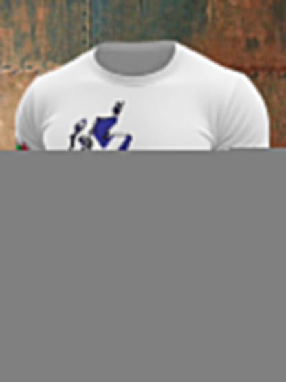 Men's UK Scotland England Northern Ireland Wales Flag Art Printed T-shirt