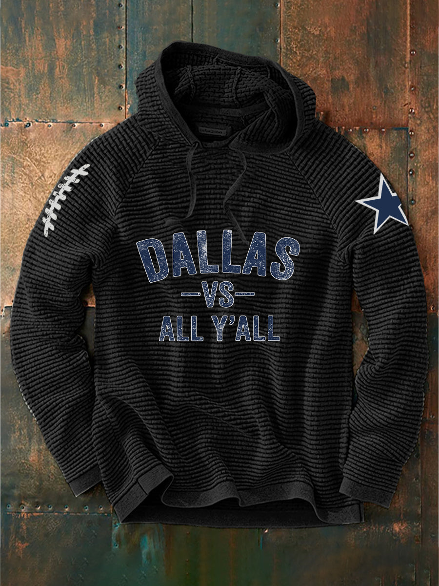 Men's Drop-Shoulder Hoodie (No Pockets)