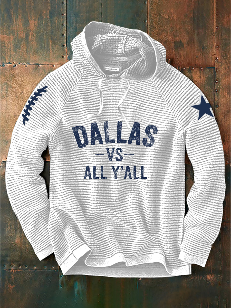 Men's Drop-Shoulder Hoodie (No Pockets)