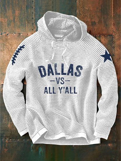 Men's Drop-Shoulder Hoodie (No Pockets)
