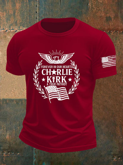 Men's Freedom Is Not Free R.I.P Charlie Kirk Short Sleeve T-shirt