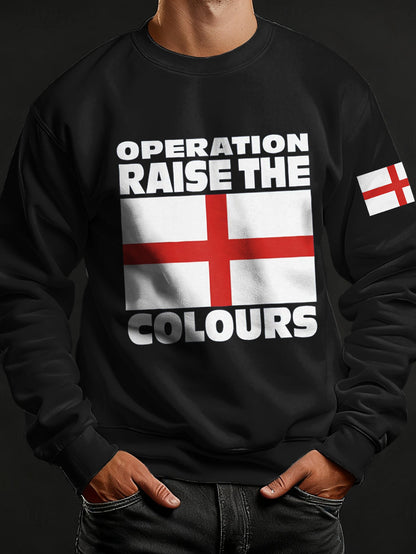 Men's Raise The Colours Print Crew Neck Sweatshirt