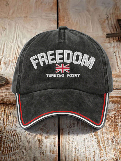 Unisex Turning Point UK Flag Printed Hat