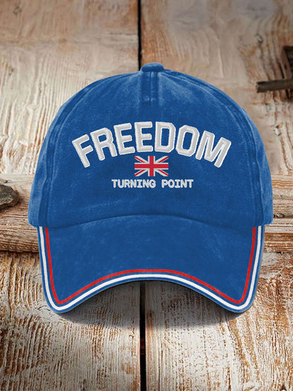 Unisex Turning Point UK Flag Printed Hat
