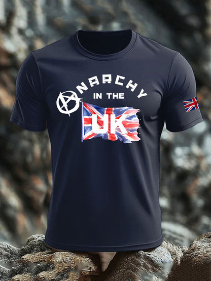 Men's Anarchy In The UK imitation cotton short-sleeved T-shirt
