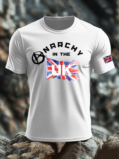 Men's Anarchy In The UK imitation cotton short-sleeved T-shirt