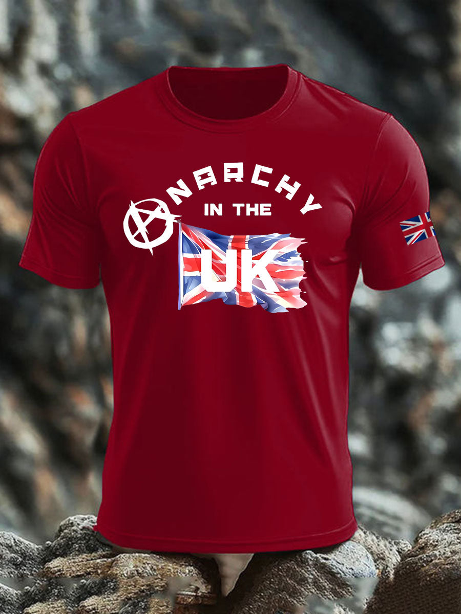 Men's Anarchy In The UK imitation cotton short-sleeved T-shirt