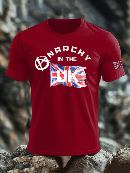 Men's Anarchy In The UK imitation cotton short-sleeved T-shirt