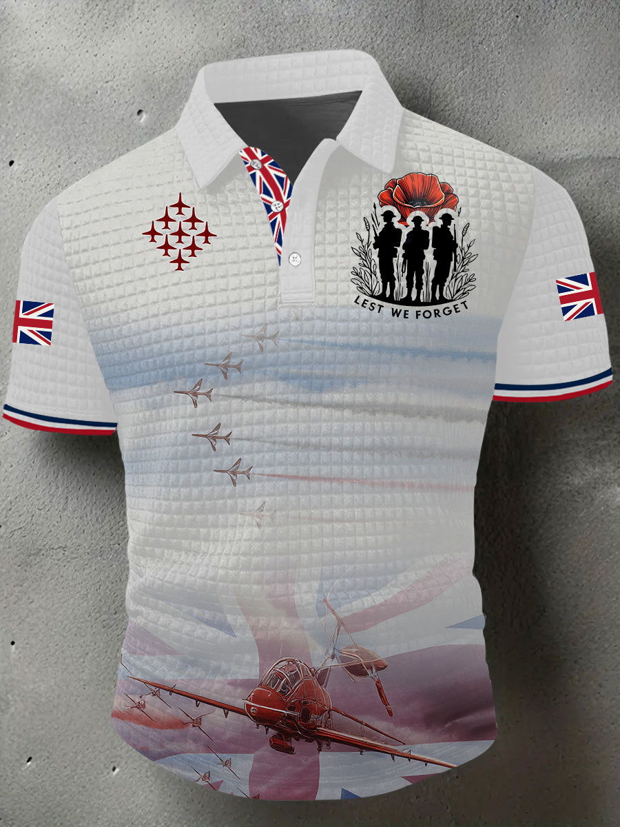 Men's Remembrance Day Lest We Forget Short Sleeve Shirt