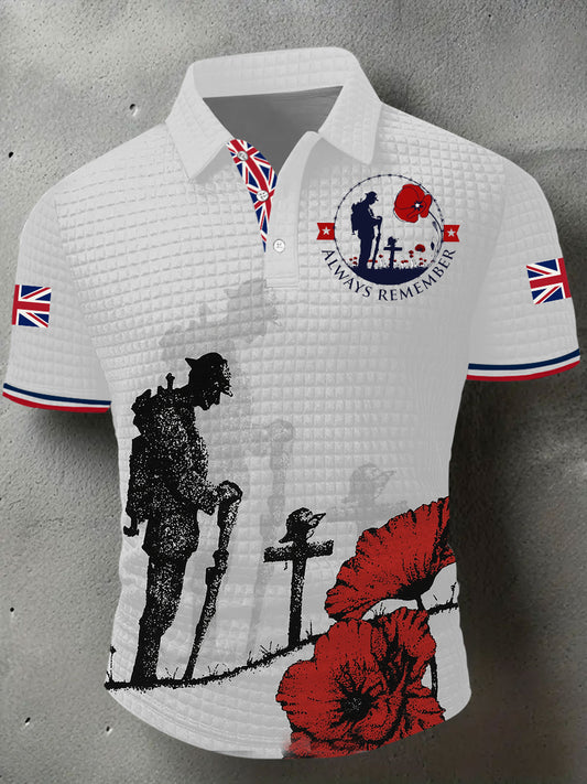 Men's Remembrance Day Always Remember Short Sleeve Shirt