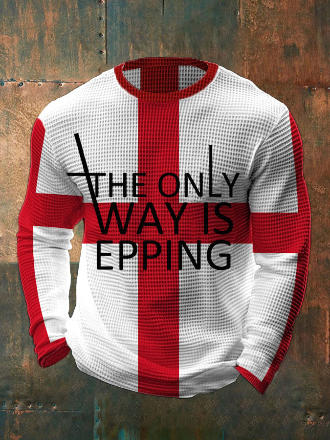 Men's The Only Ways Is Epping Printed Waffle T-Shirt