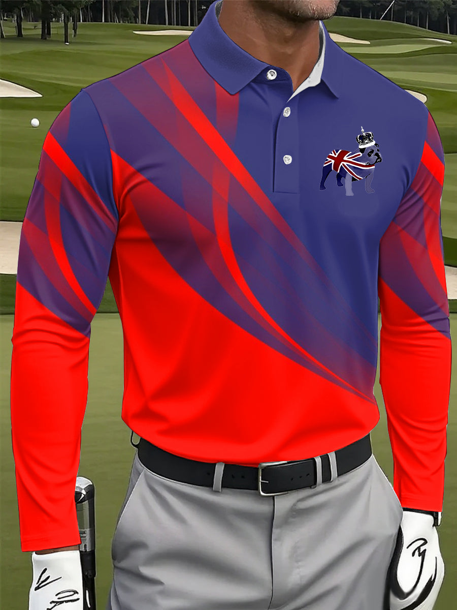 Men's British style  long sleeve shirt