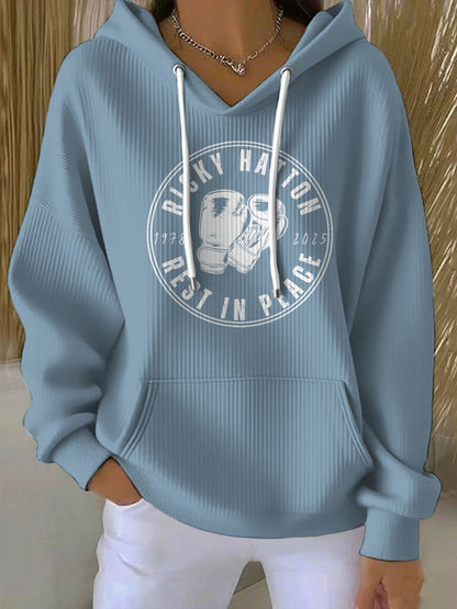 Women's Hitman Rip Printed Hoodie