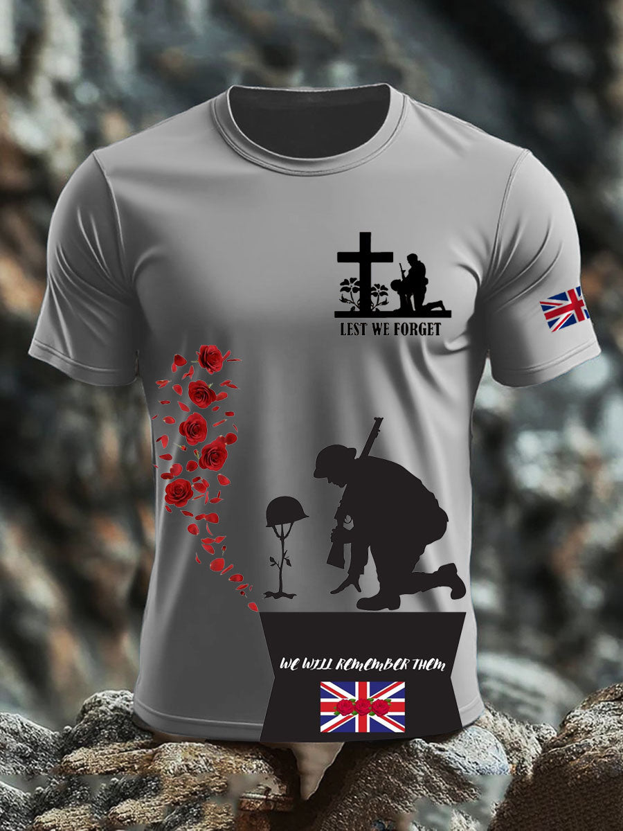 Men's British Veteran short sleeves t-shirt