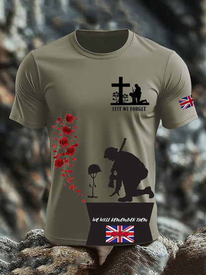 Men's British Veteran short sleeves t-shirt