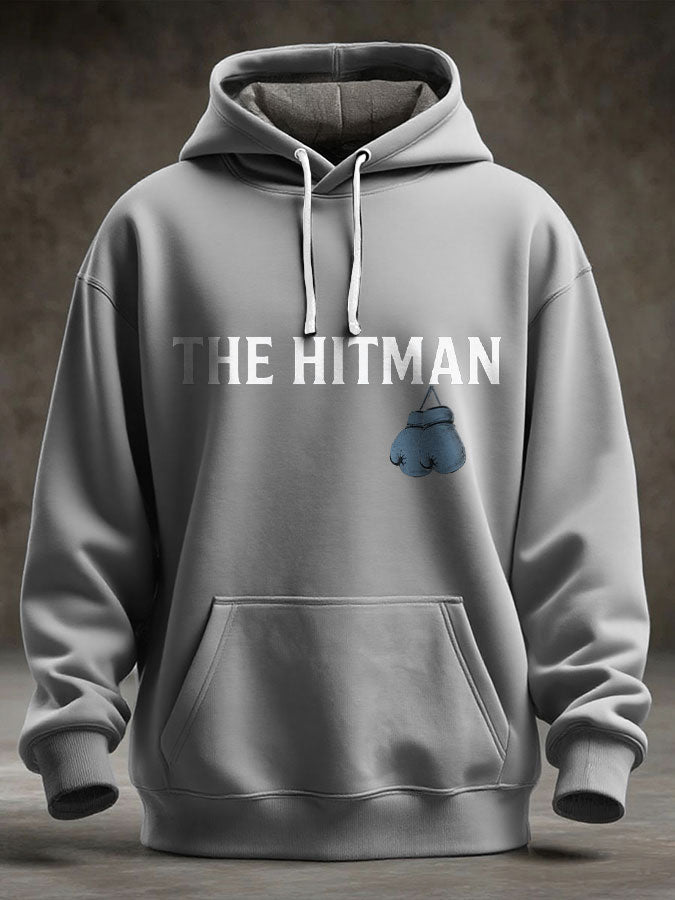 Men's Hitman Boxing Lover Printed Hoodie