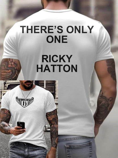 Men's Boxing Lover Rip Hitman Legend Printed T-Shirt