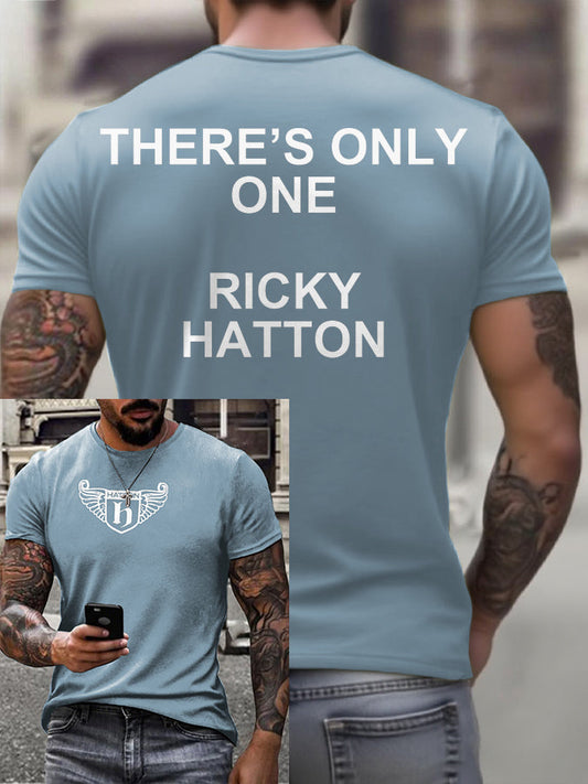 Men's Boxing Lover Rip Hitman Legend Printed T-Shirt