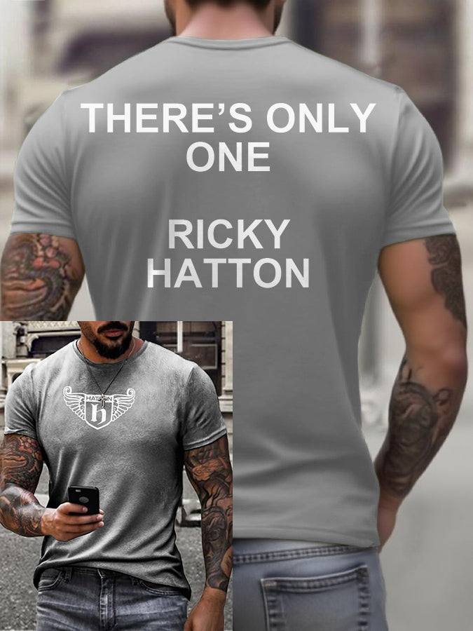 Men's Boxing Lover Rip Hitman Legend Printed T-Shirt