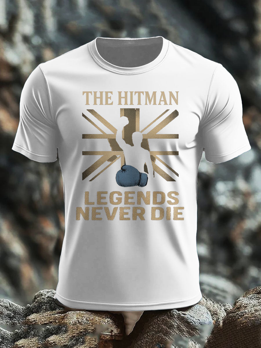 Men's Hitman Boxing Lover Printed T-shirt