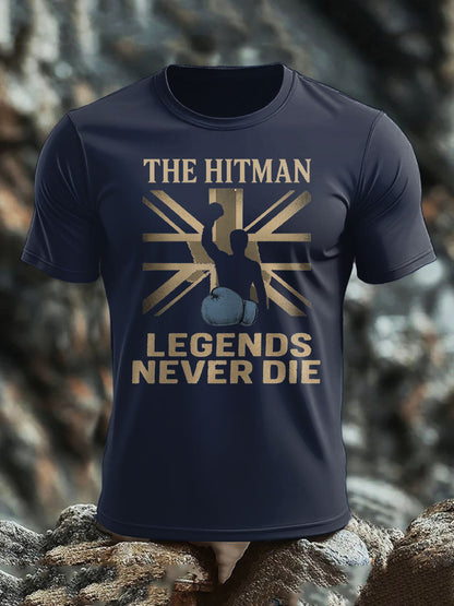 Men's Hitman Boxing Lover Printed T-shirt