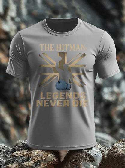 Men's Hitman Boxing Lover Printed T-shirt