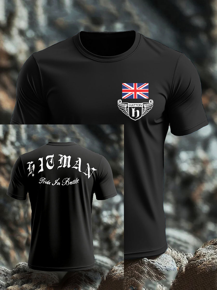 Men's Boxing Lover Rip Hitman Legend Printed T-Shirt