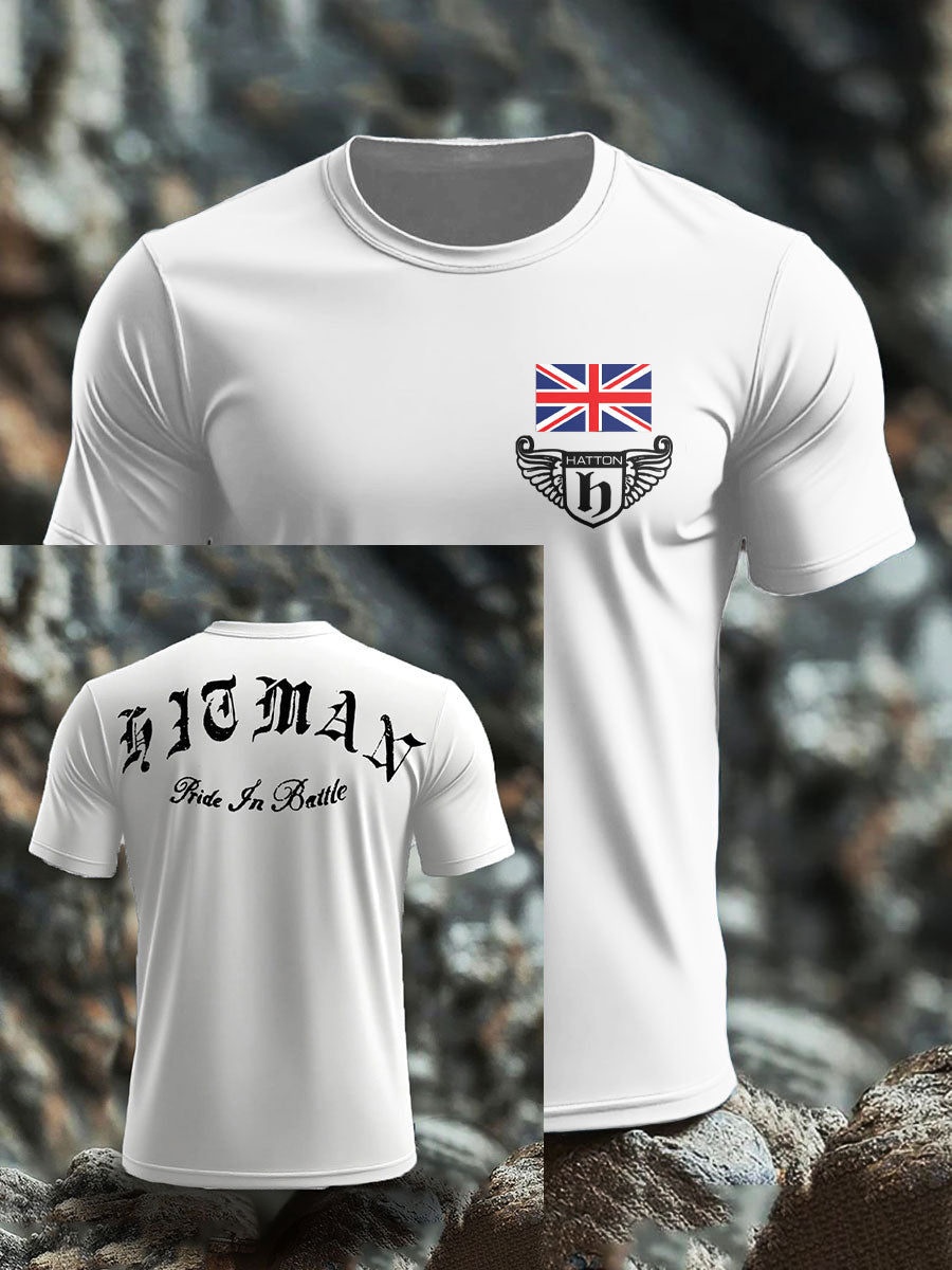 Men's Boxing Lover Rip Hitman Legend Printed T-Shirt