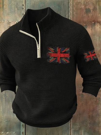 Men's Union Jack Printed sweater