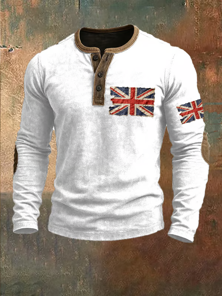 Men's Union Jack Printed T-Shirt