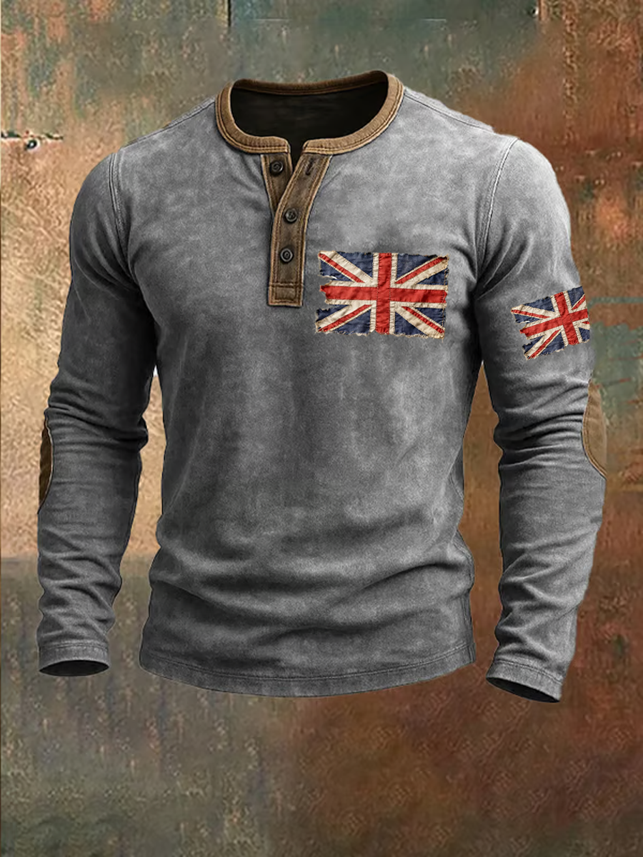 Men's Union Jack Printed T-Shirt