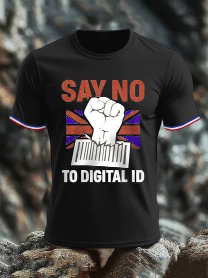 Men's No Digital ID Printed short sleeves t-shirt