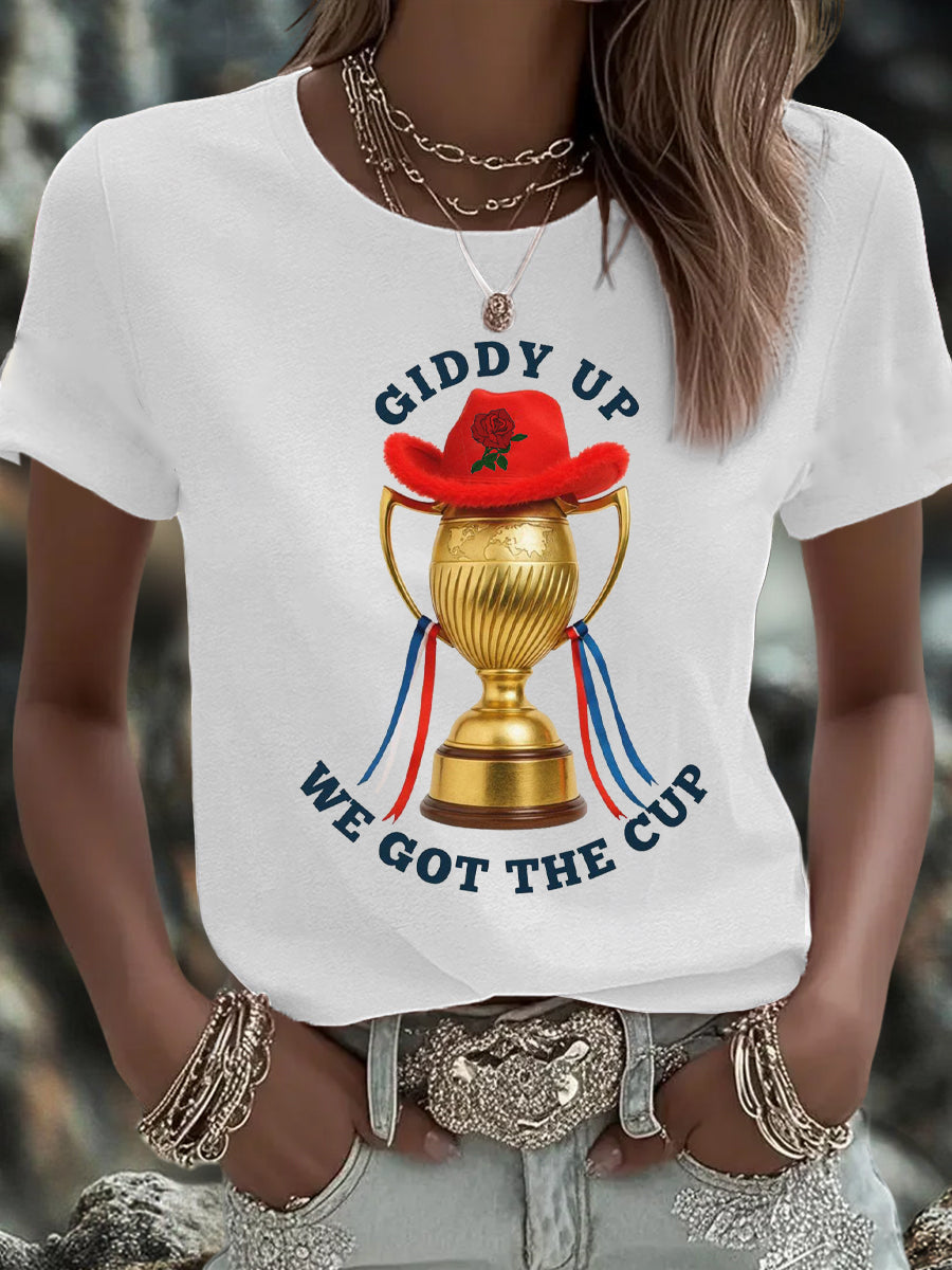 Women's England Rugby Lover Printed T-Shirt