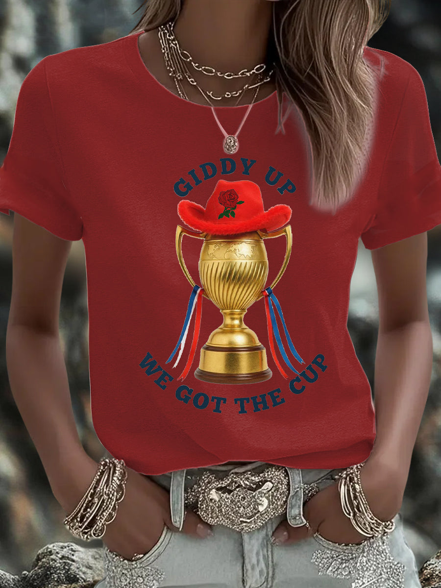 Women's England Rugby Lover Printed T-Shirt